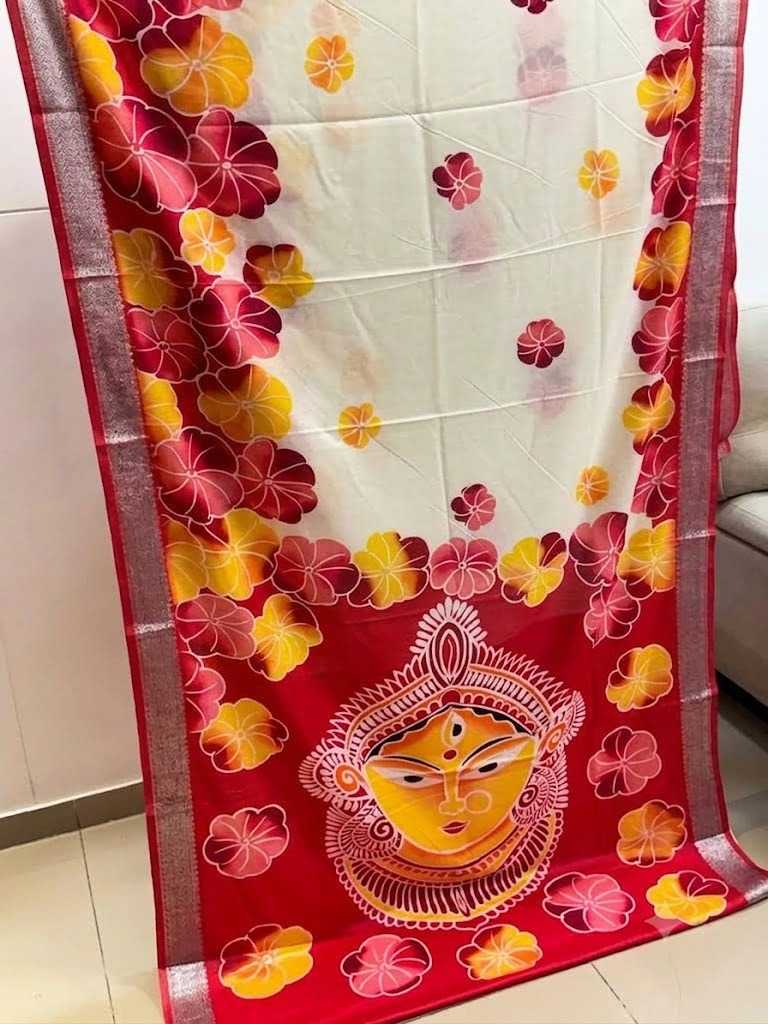 Tiful Linen Designer Saree