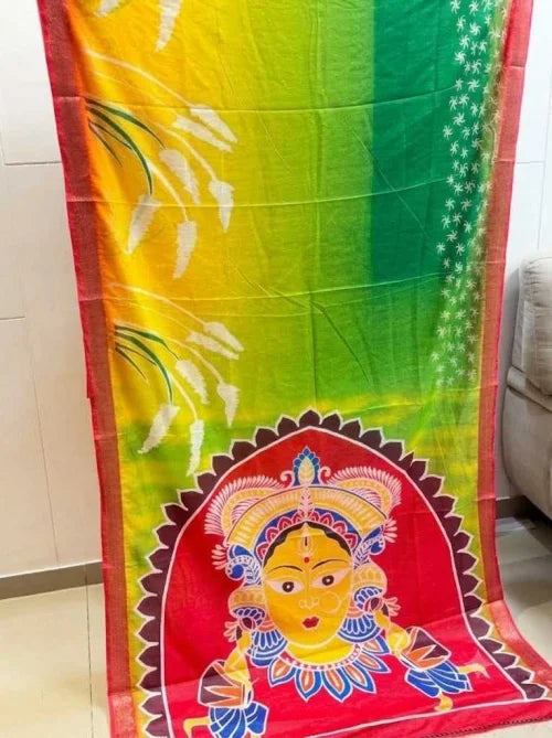 Tiful Linen Designer Saree