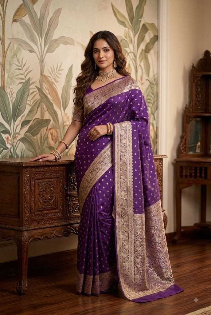 Zari Silk Butta Saree
