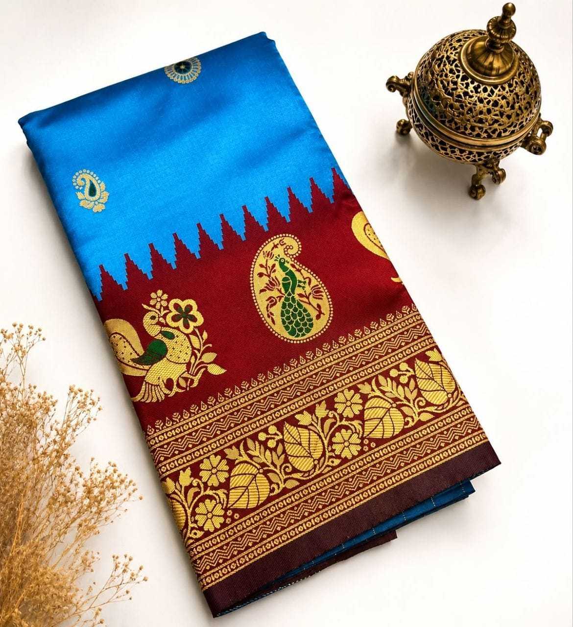 Silk Zari Border Saree