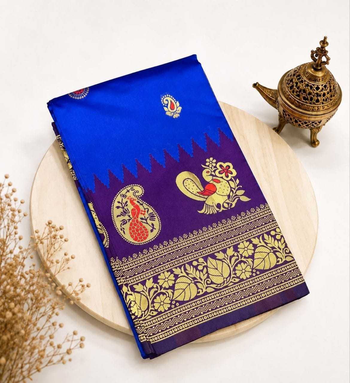 Silk Zari Border Saree
