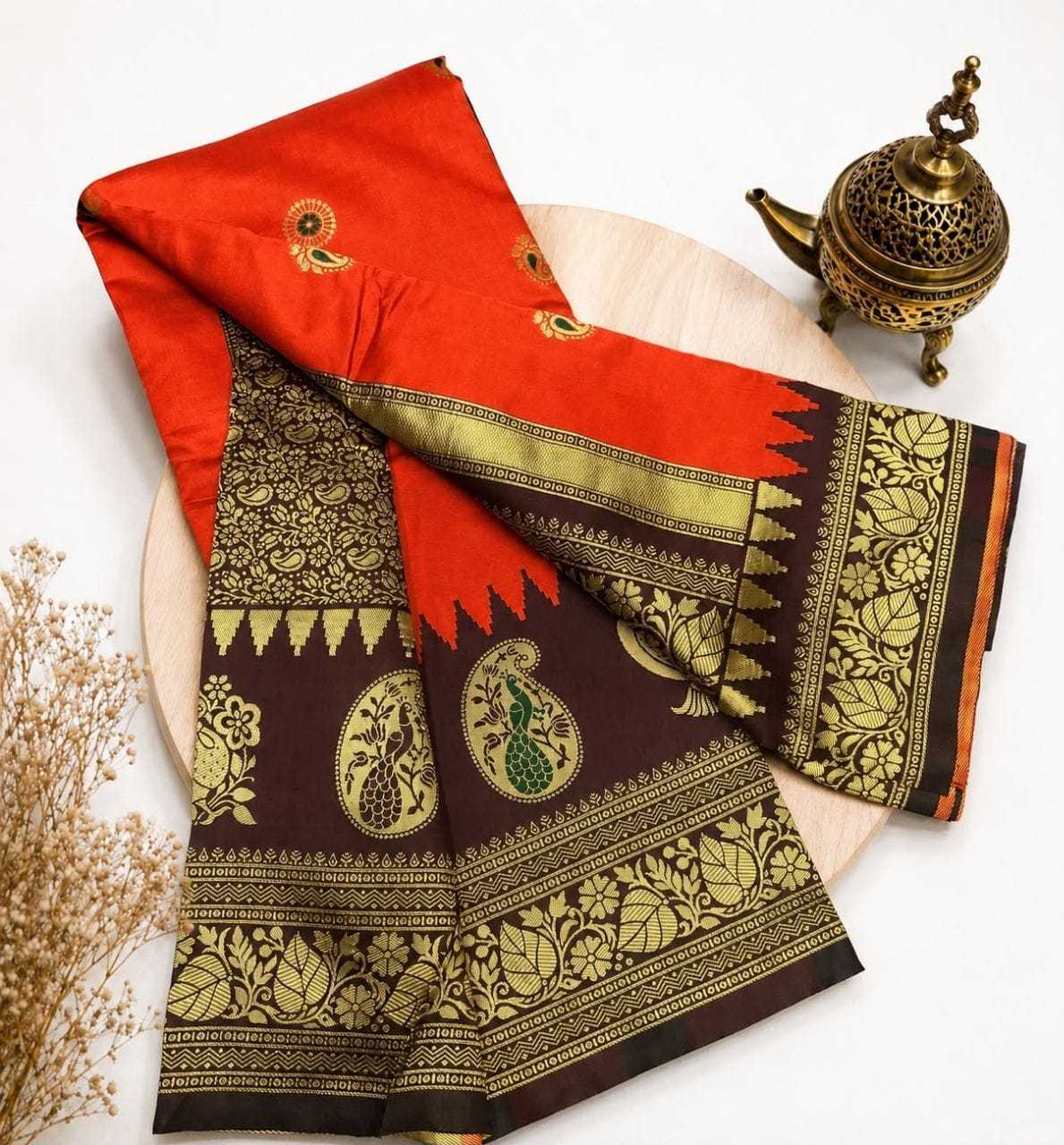 Silk Zari Border Saree