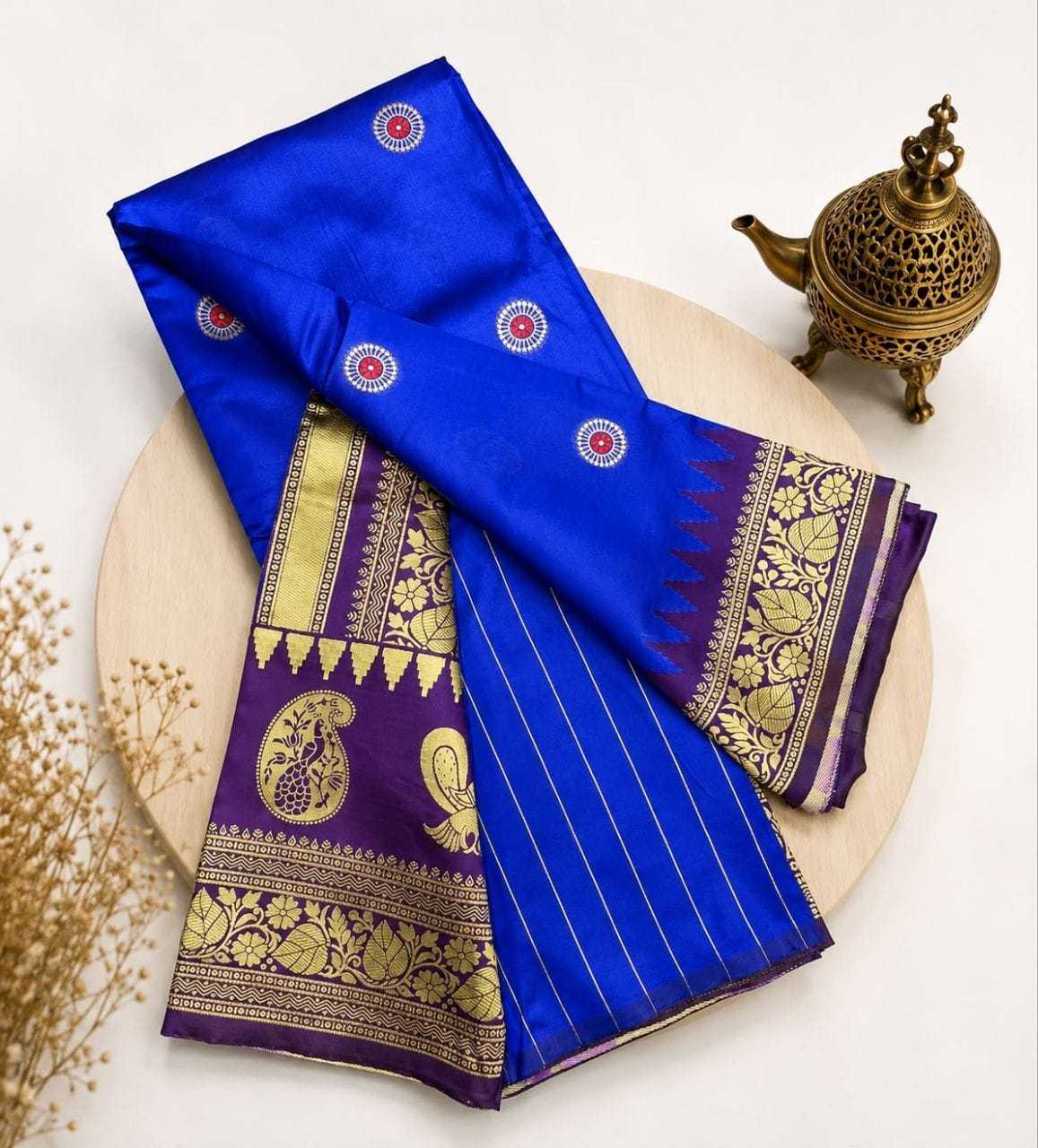 Silk Zari Border Saree