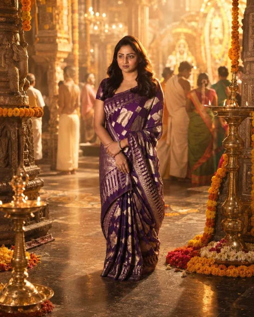 Soft Silk Zari Border Saree