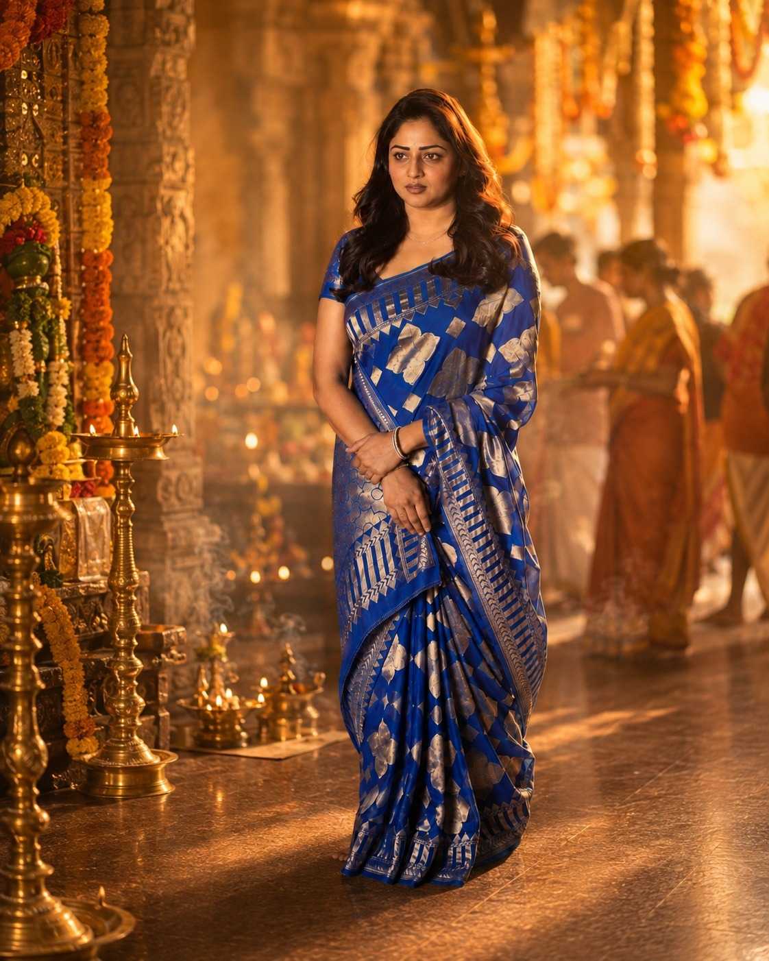 Soft Silk Zari Border Saree