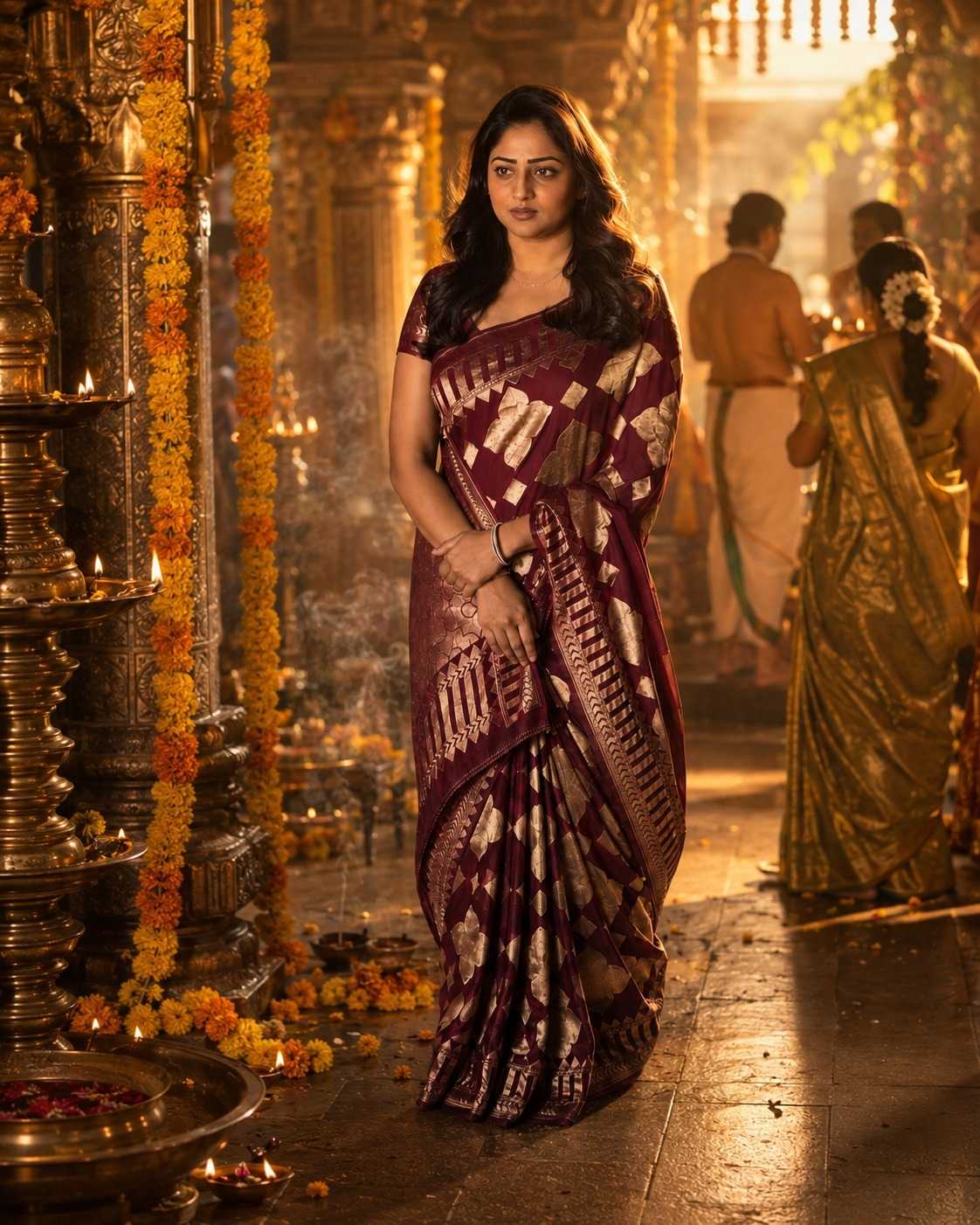 Soft Silk Zari Border Saree