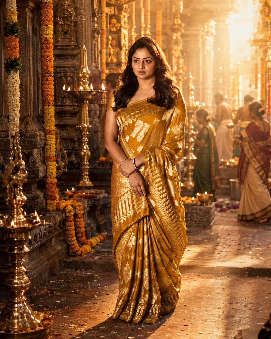 Soft Silk Zari Border Saree