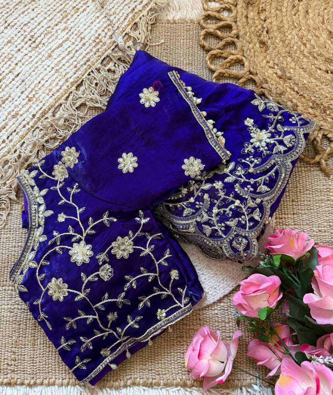 Satin Sequence Saree