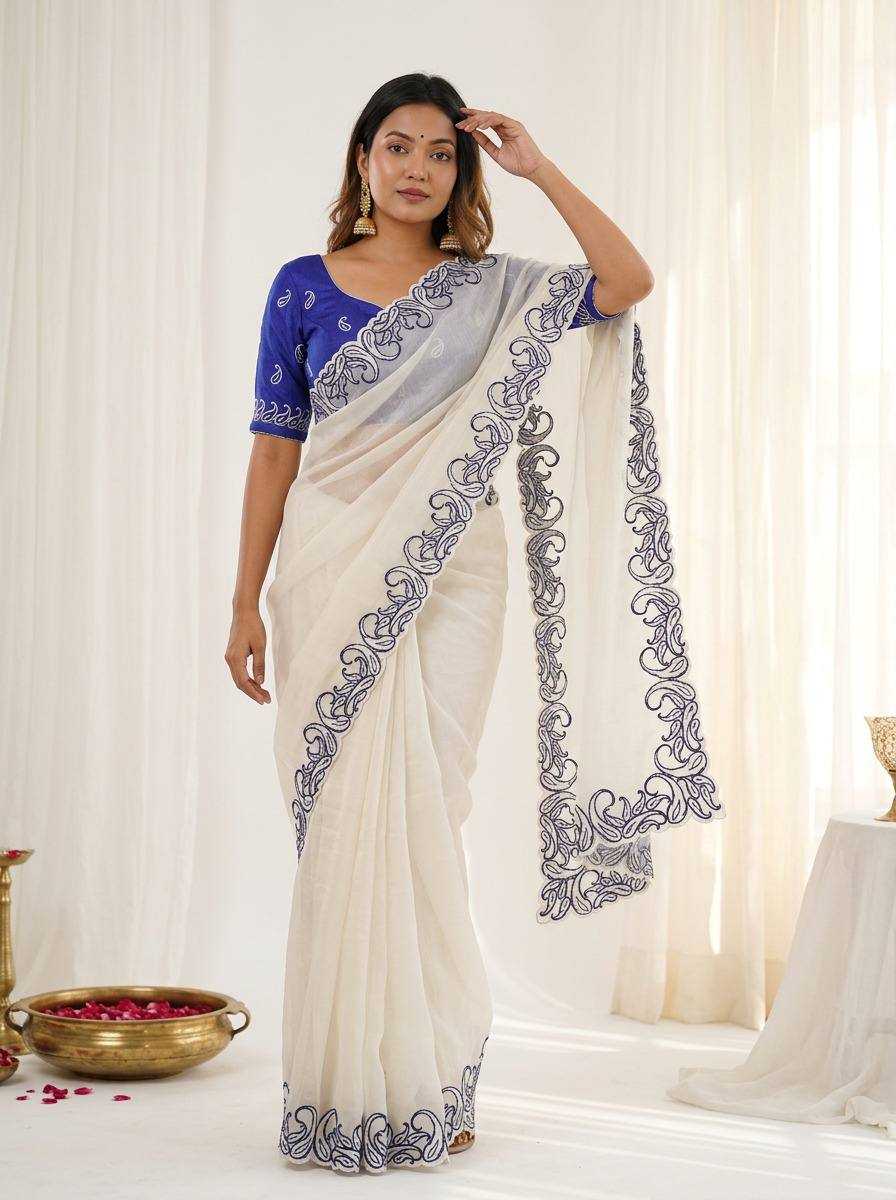 Crunchi Embroidered Saree