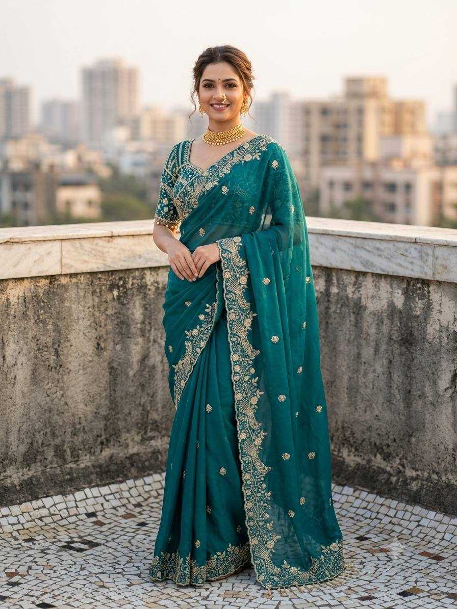 Fendy Sequence Saree