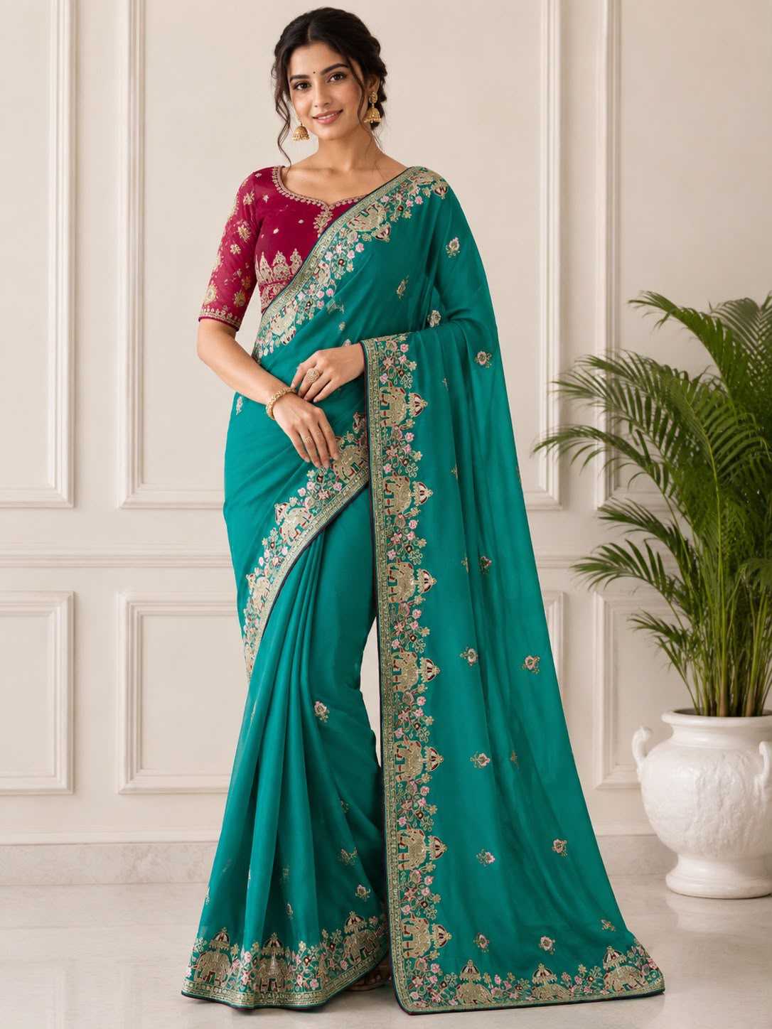 Georgette Designer Saree 907