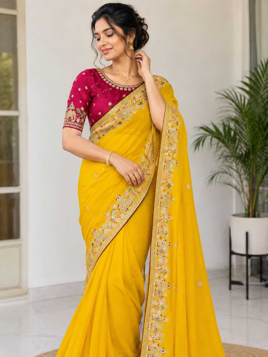 Georgette Designer Saree 907