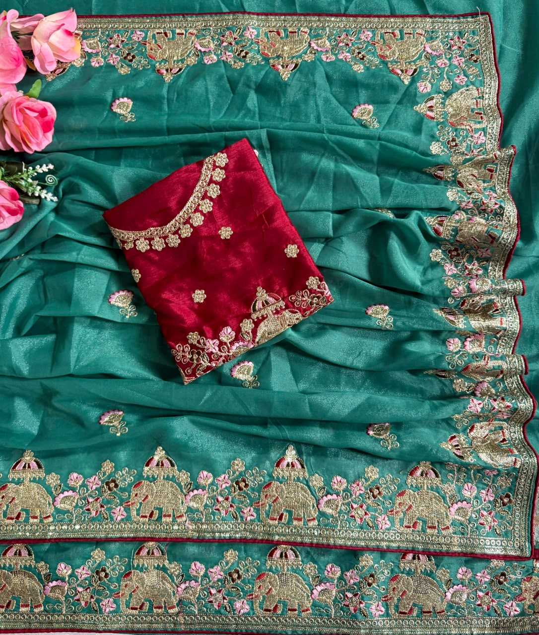 Georgette Designer Saree 907
