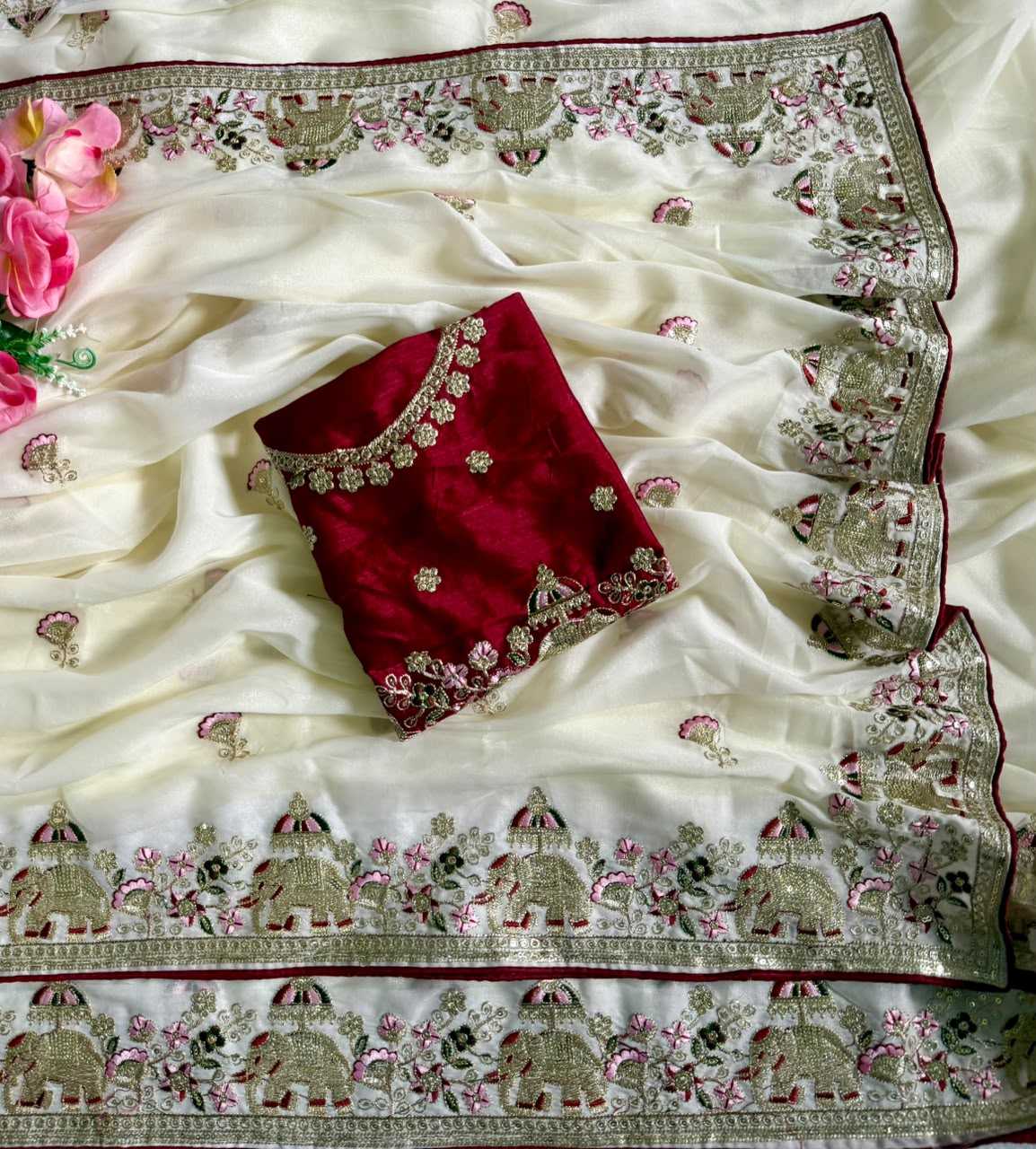 Georgette Designer Saree 907