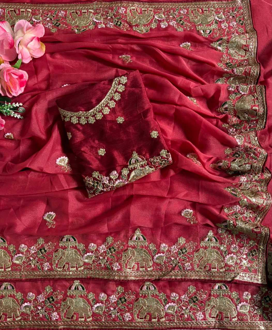 Georgette Designer Saree 907