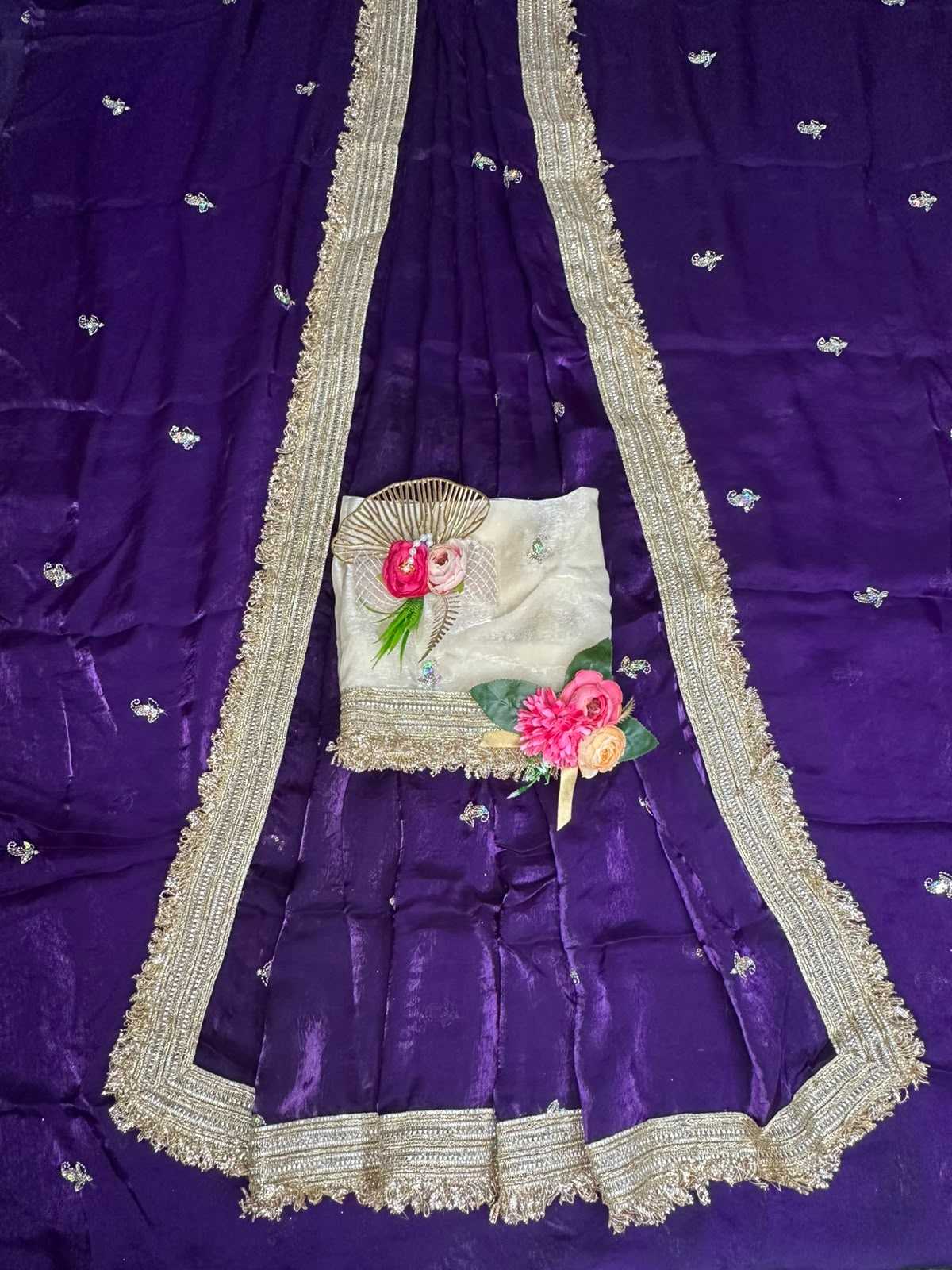 Funtoch Satin Designer Saree