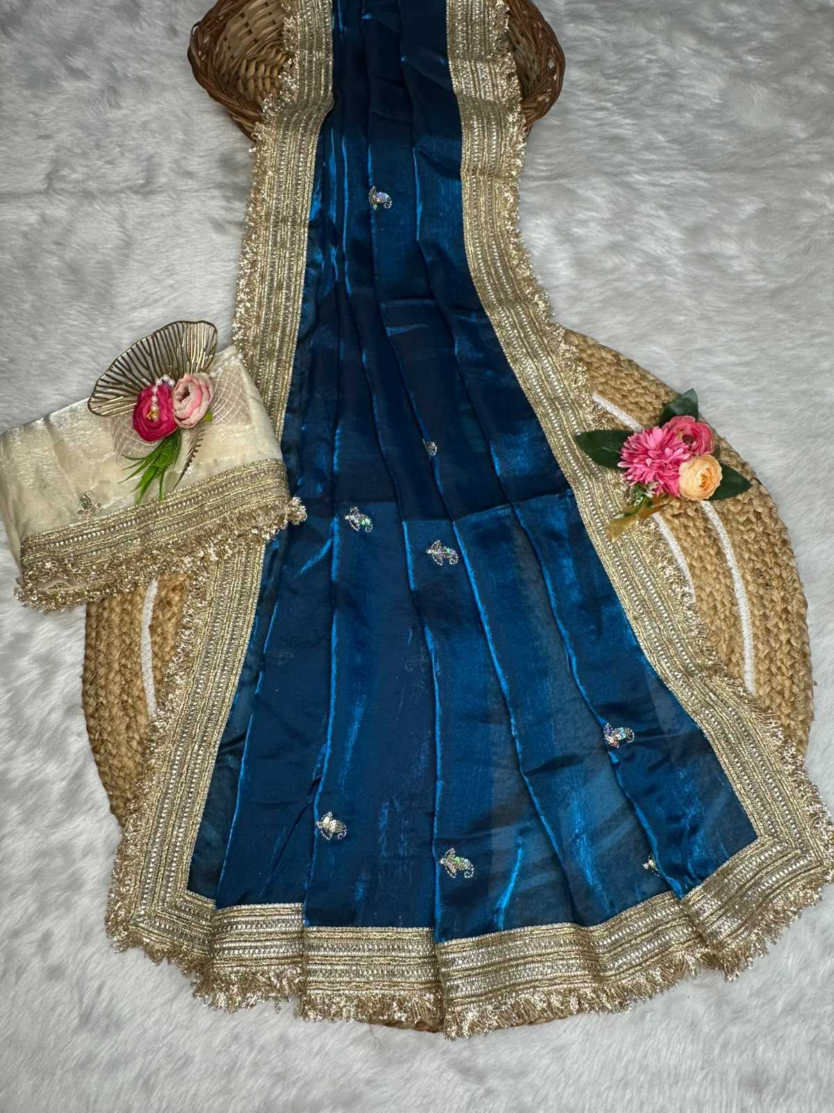 Funtoch Satin Designer Saree