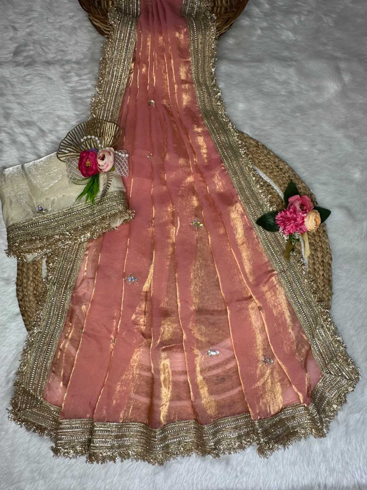 Funtoch Satin Designer Saree