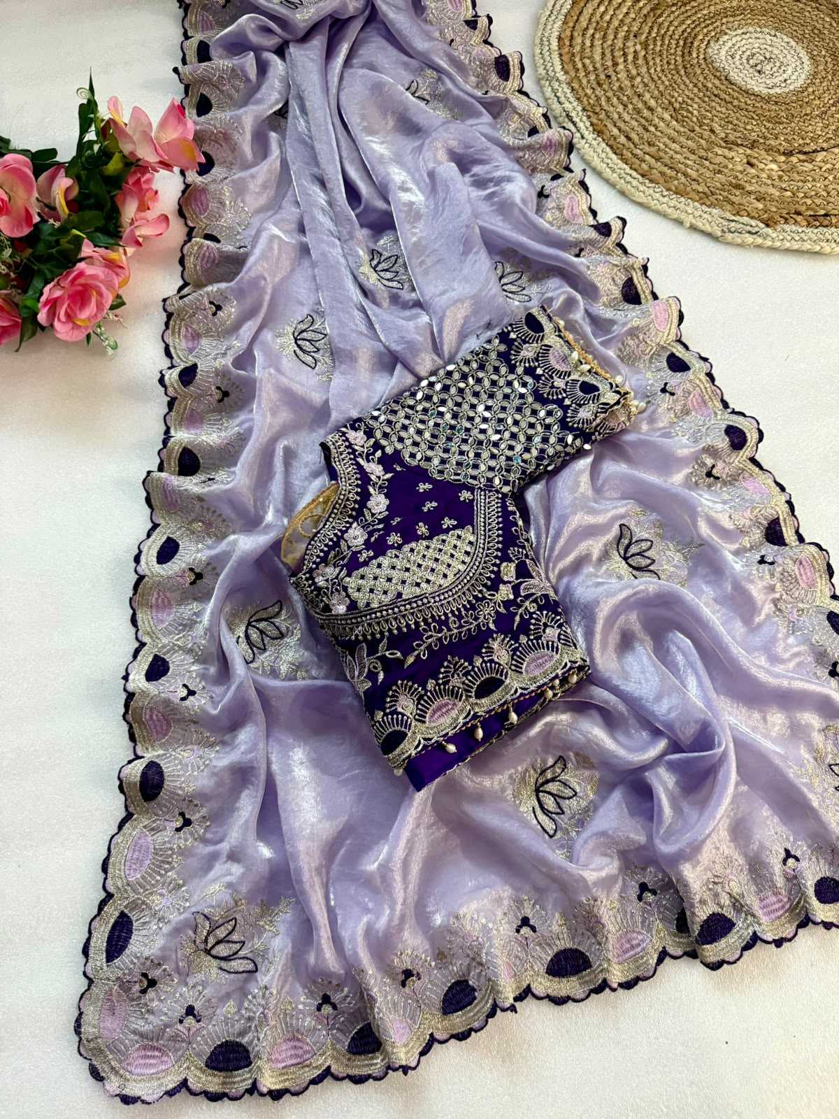 Pulkit Satin Sequence Saree