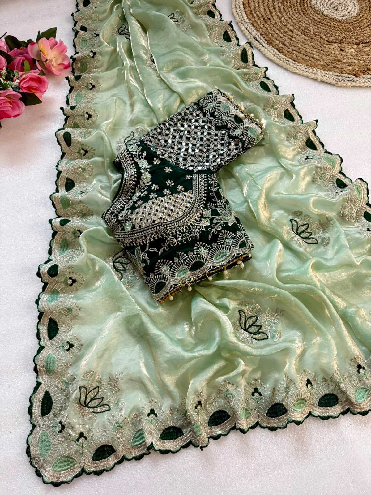 Pulkit Satin Sequence Saree