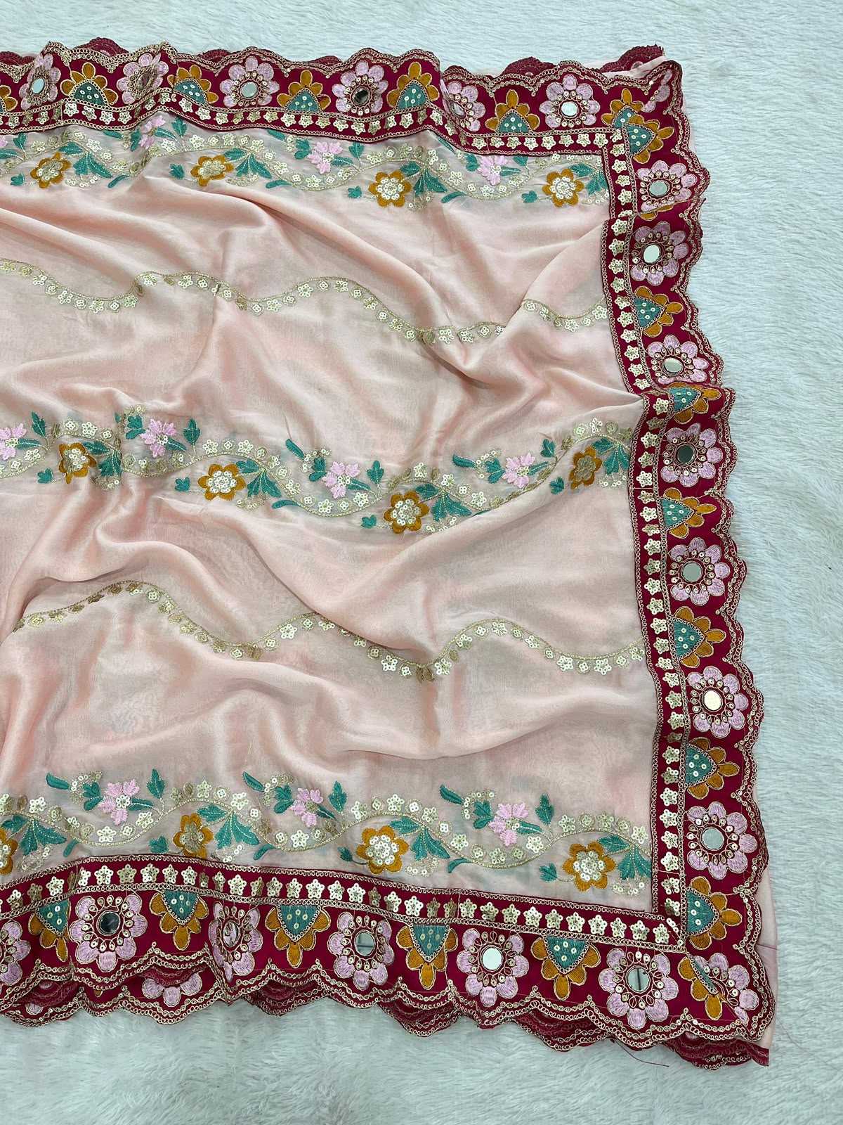 Rungta Rangoli Silk Party Wear Saree