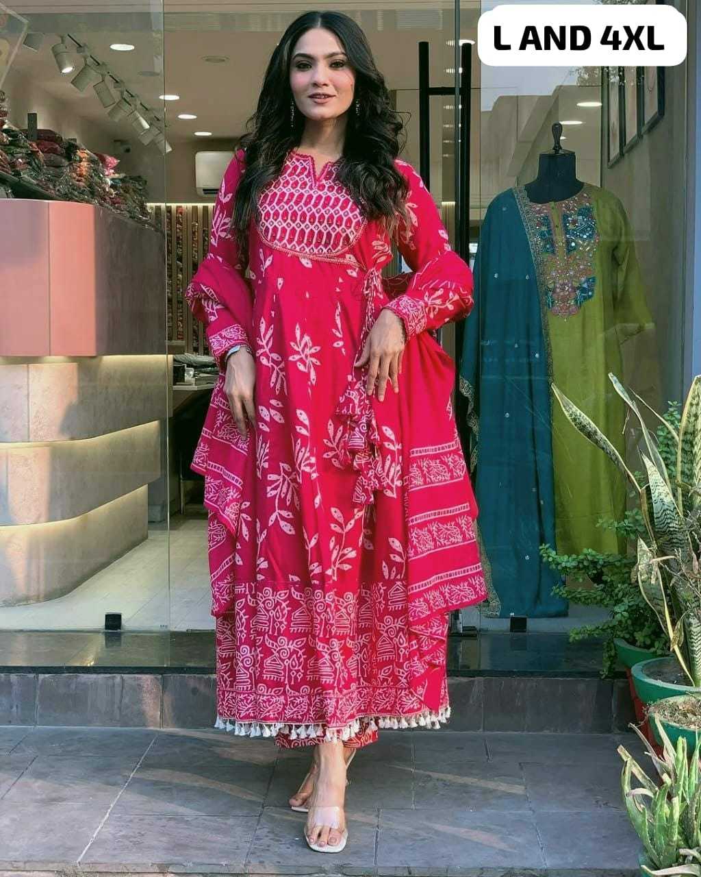 Pure Cotton Printed Gown