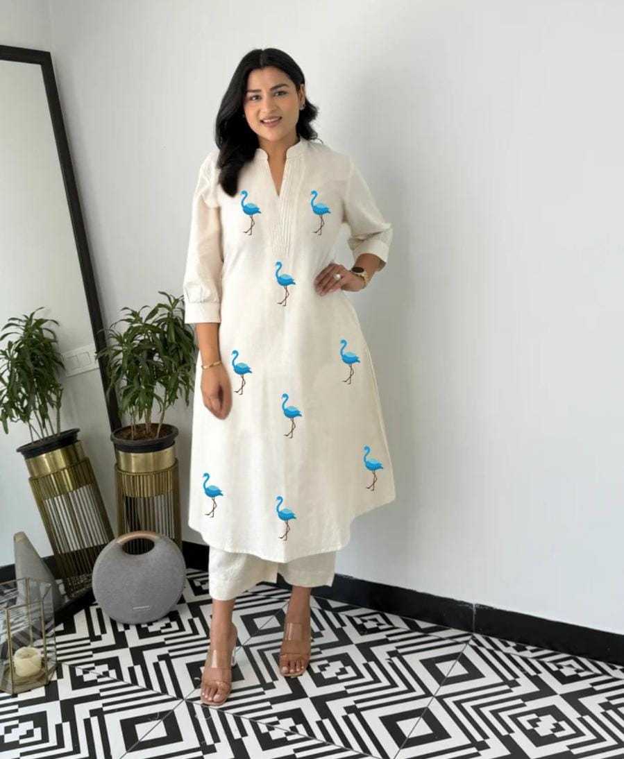Khadi Cotton Festive Kurti