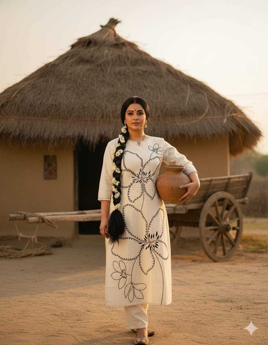 Teal Festive Kurti