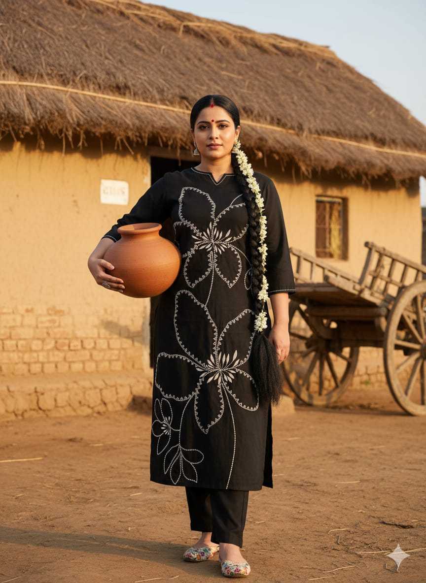 Teal Festive Kurti