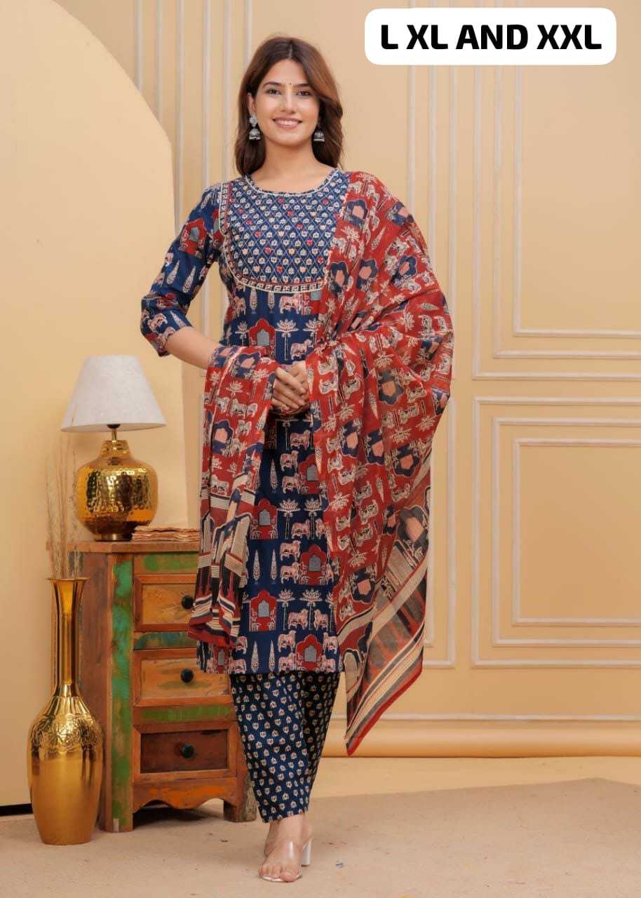 Pure Cotton Ladies Suit