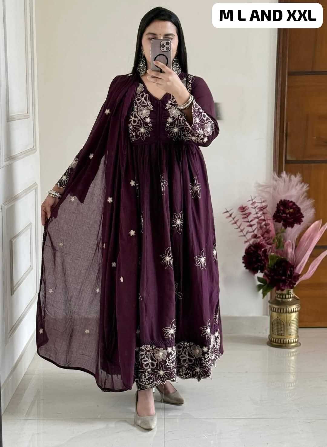 Reyon Cotton Ladies Suit