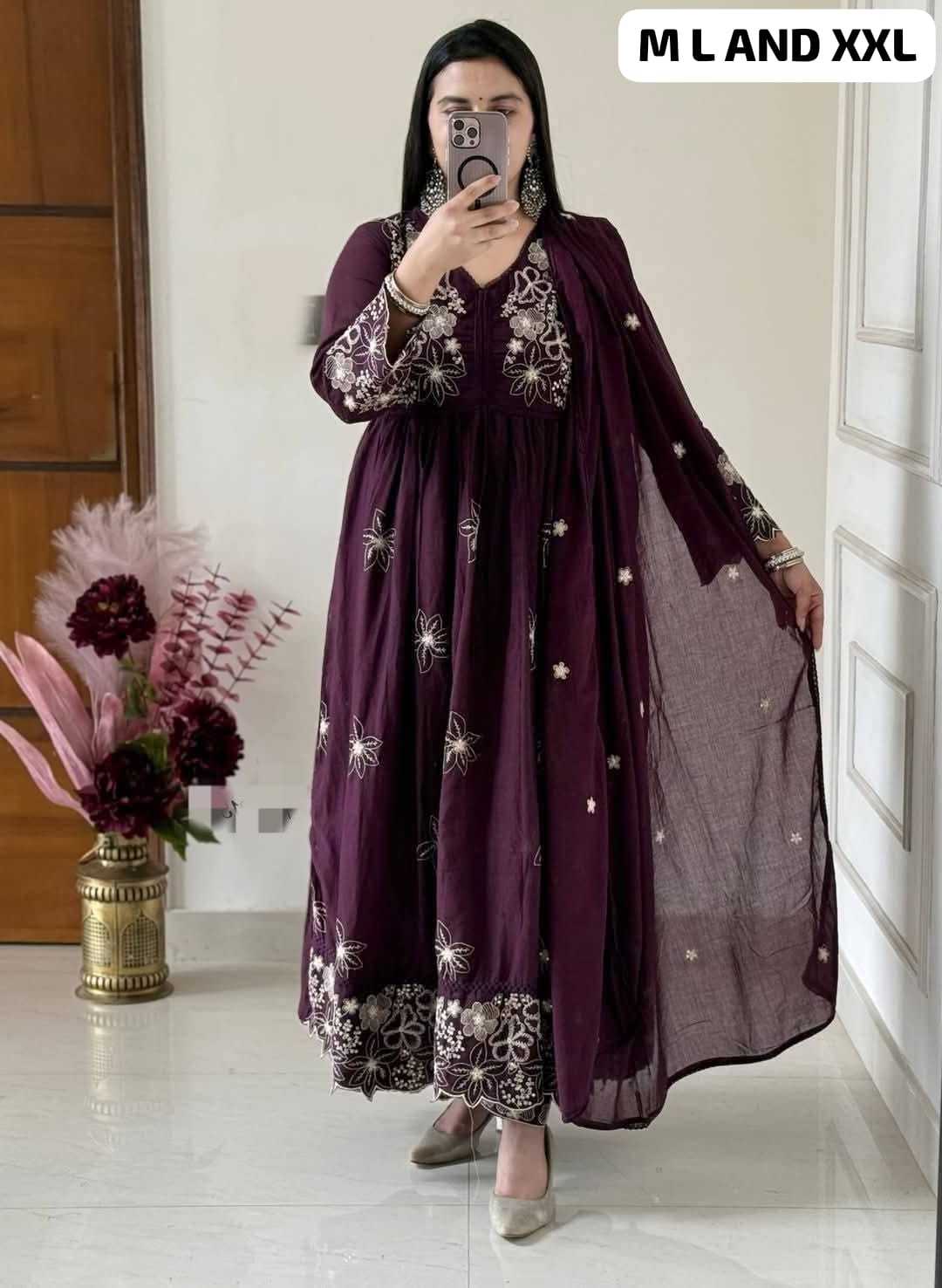 Reyon Cotton Ladies Suit