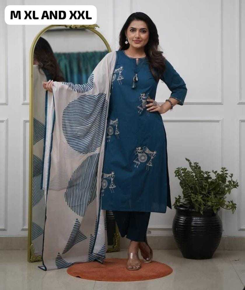 Soft Cotton Party Wear Kurti