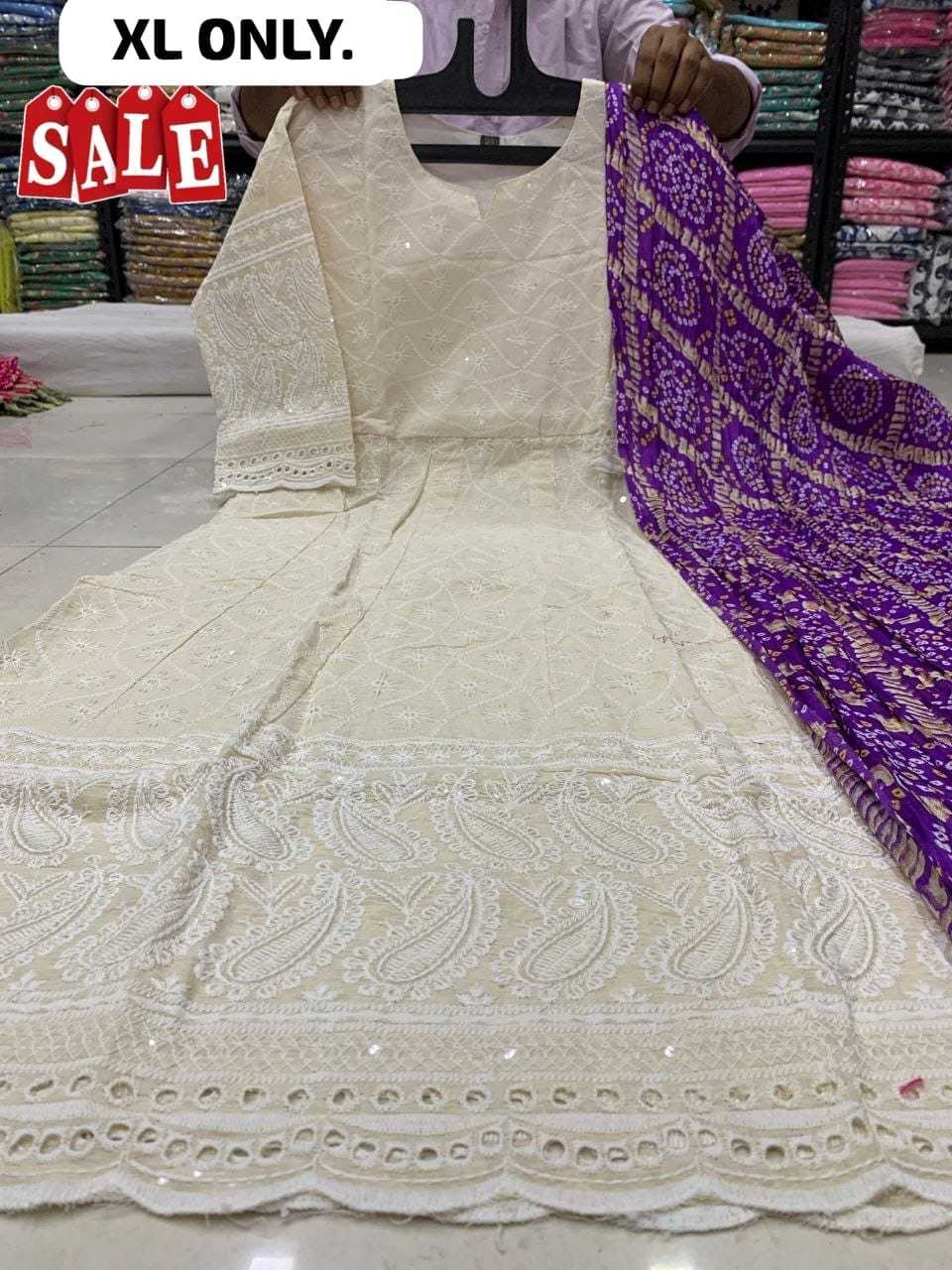 Cotton Anarkali Gown