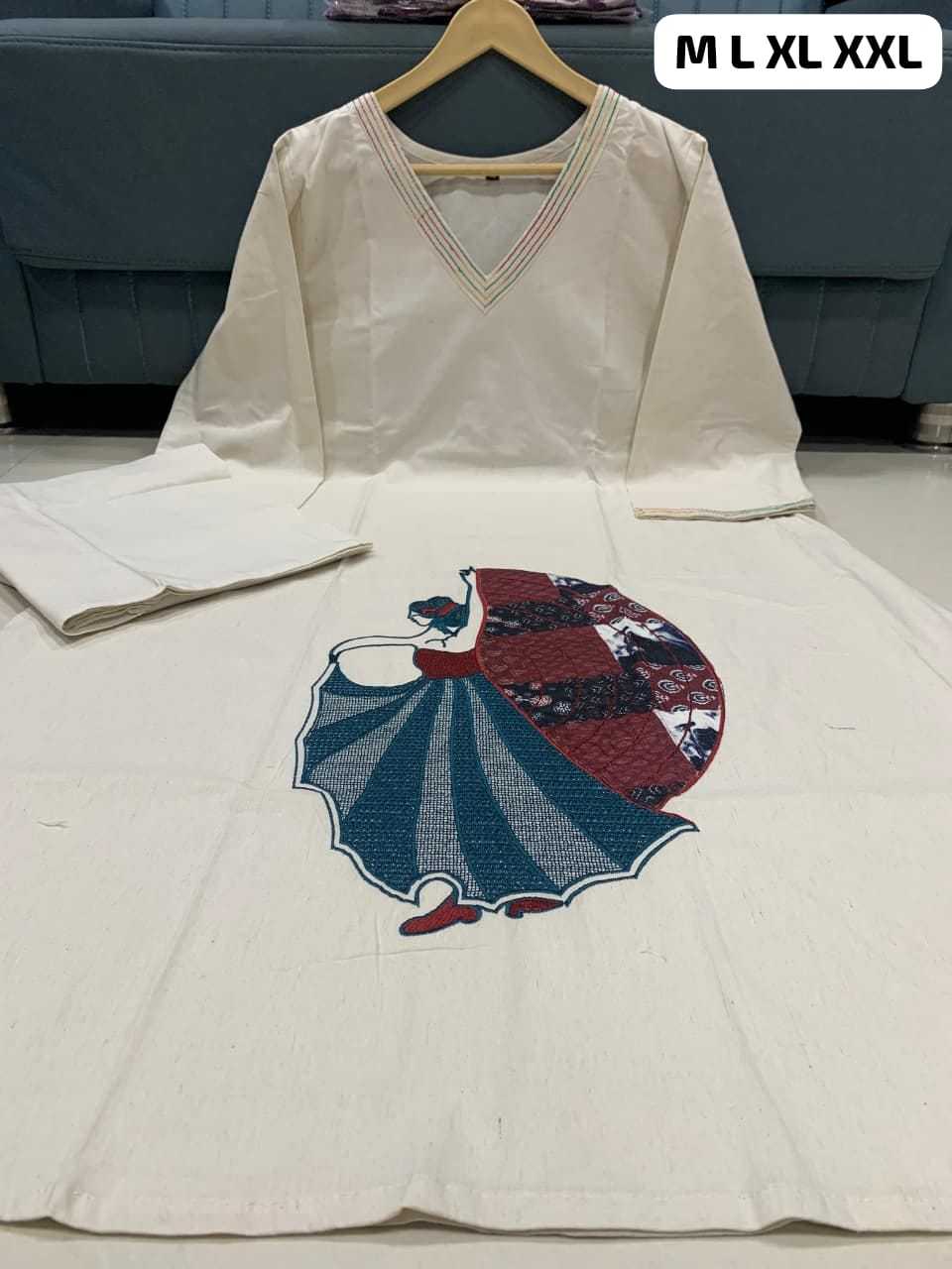 Pure Cotton Embroidery Suit