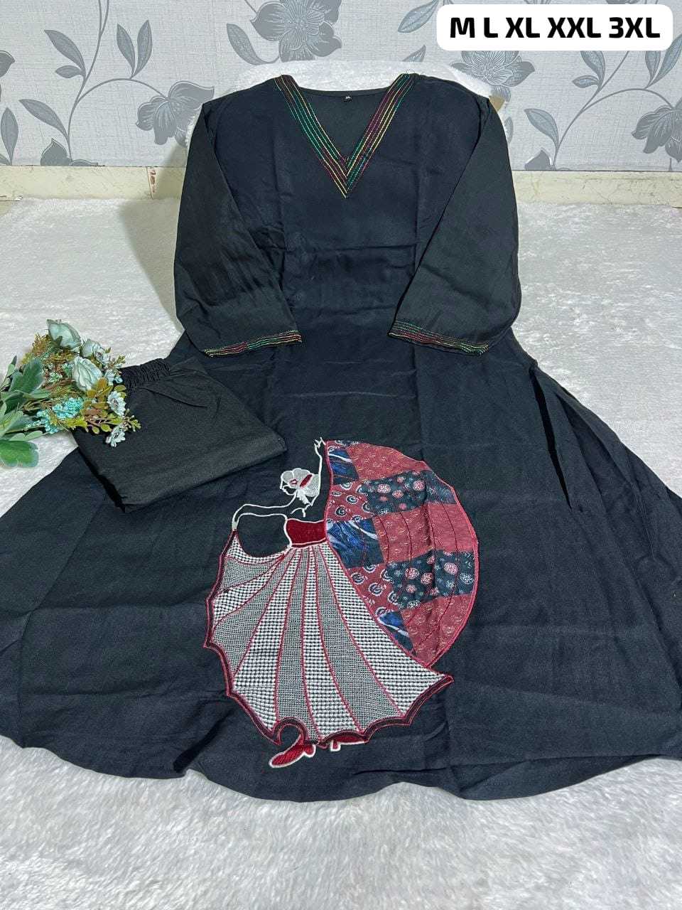 Slub Silk Designer Kurti