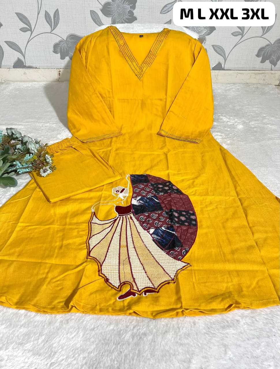 Slub Silk Designer Kurti