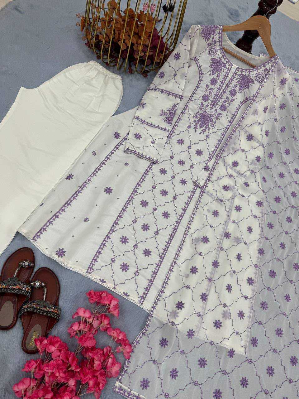 Premium Roman Silk Designer Suit