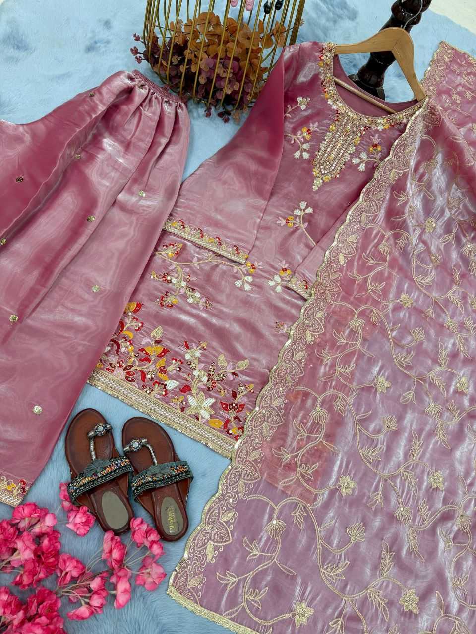 Soft Silk Ladies Suit
