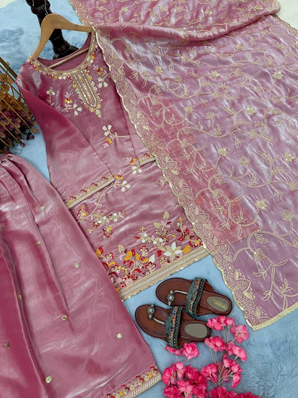 Soft Silk Ladies Suit