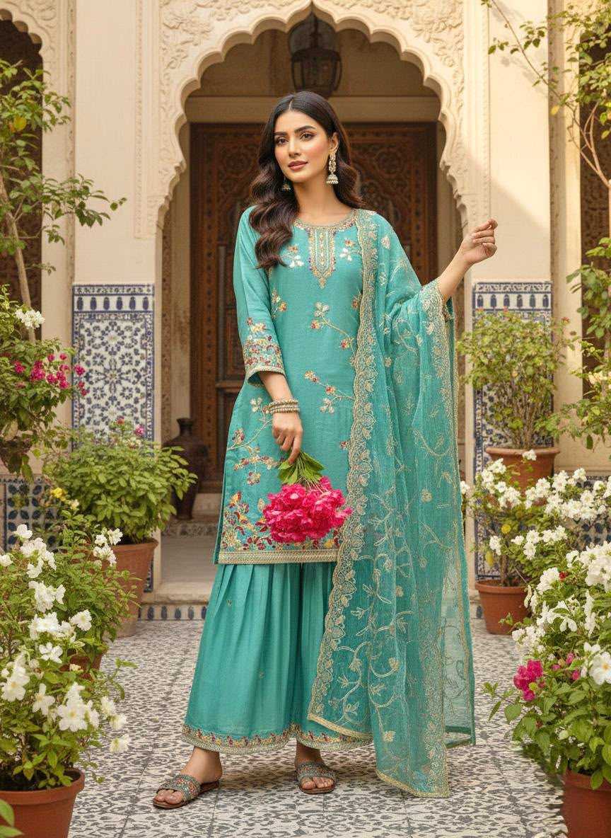 Soft Silk Ladies Suit