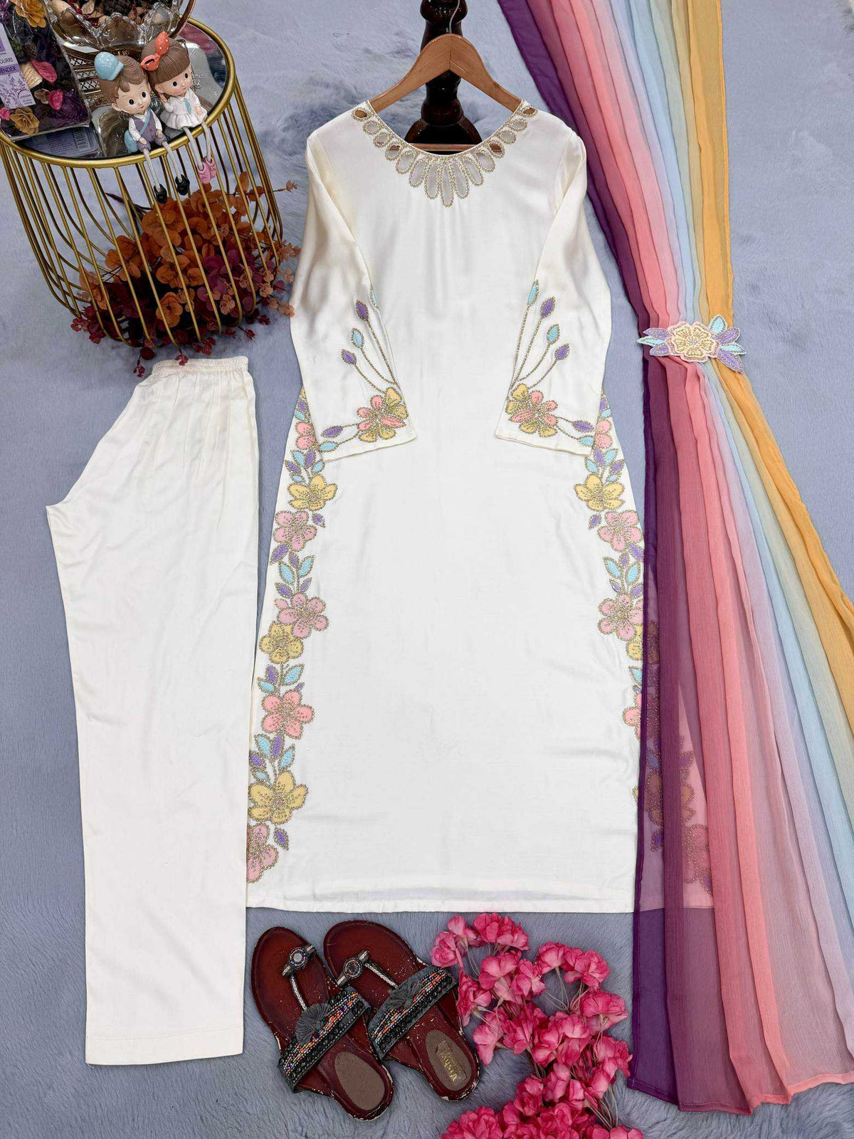 Rayon Ladies Suit