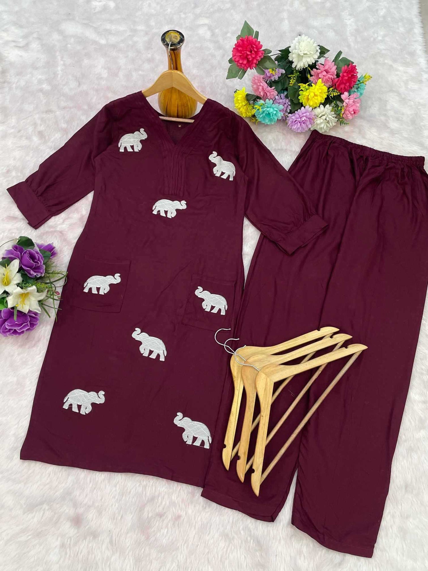 Heavy Rayon Designer Kurti