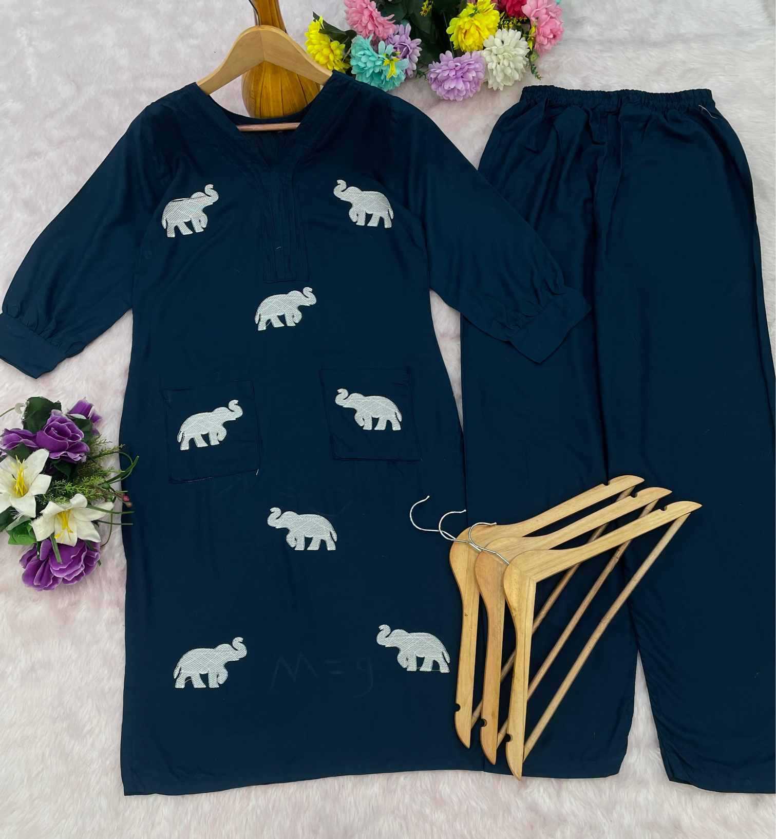 Heavy Rayon Designer Kurti