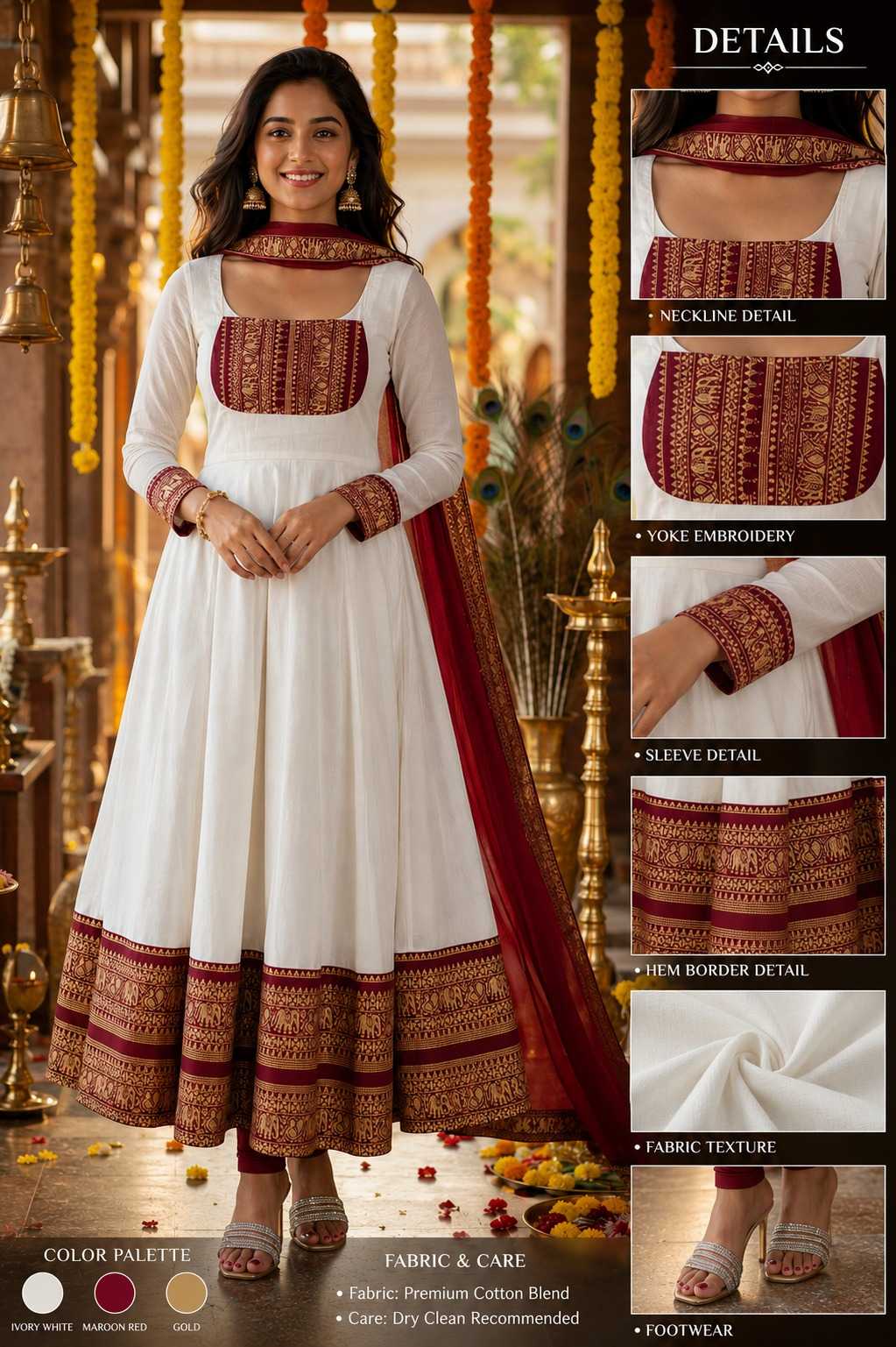 Cotton Designer Gown