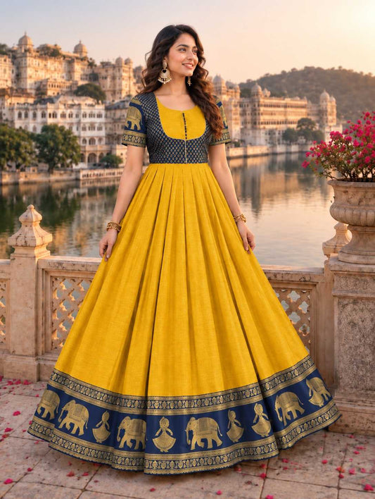 Soft Cotton Fancy Gown
