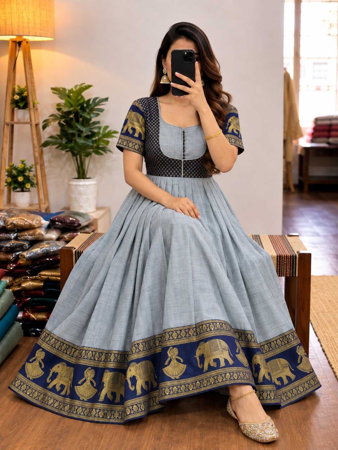 Soft Cotton Fancy Gown