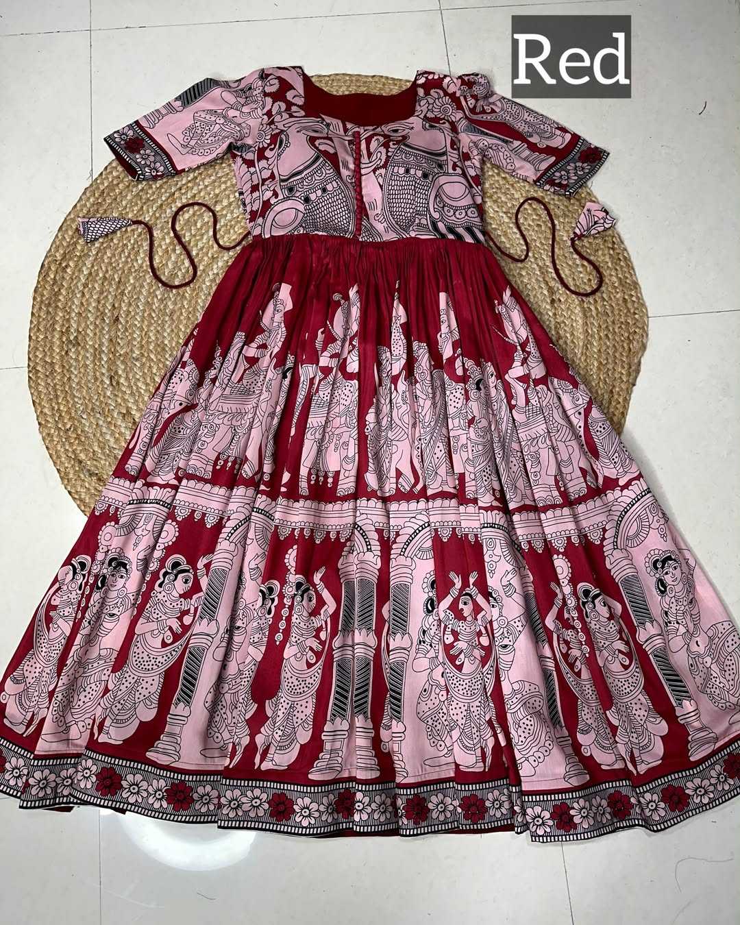 Maslin Printed Gown