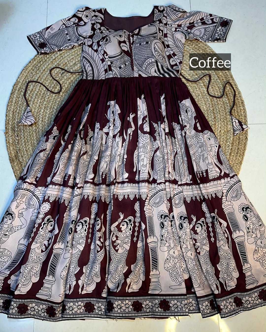 Maslin Printed Gown