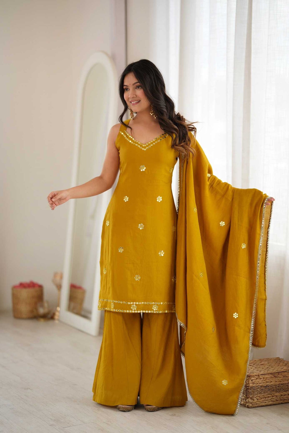 Premium Roman Silk Party Wear Suit 71